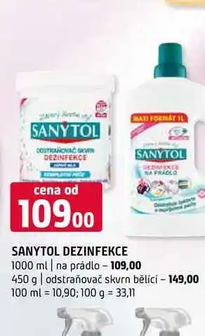 Terno Sanytol dezinfekce 1000 ml nabídka