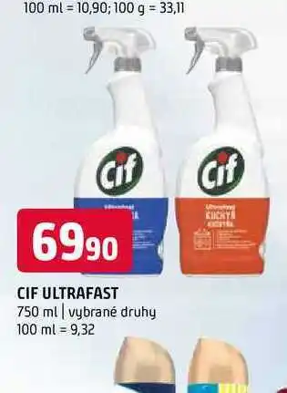 Terno Cif ultrafast 750 ml nabídka