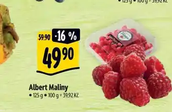 Albert Albert maliny 125 g nabídka