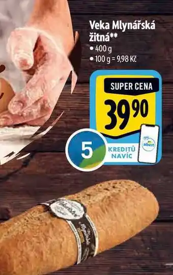 Albert Veka mlynářská žitná 400 g nabídka