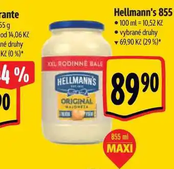 Albert Hellmann's 855 ml nabídka