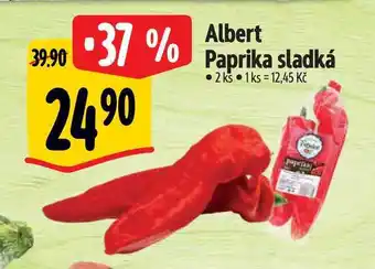 Albert Albert paprika sladká 2 ks nabídka