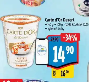 Albert Carte d'or dezert 140 g nabídka