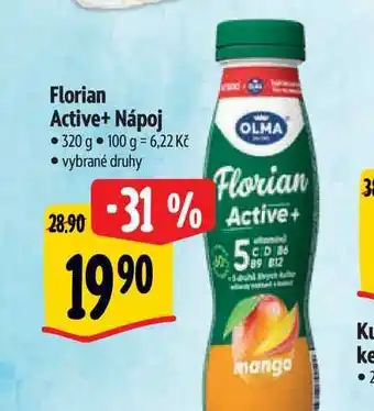 Albert Florian active+ nápoj 320 g nabídka