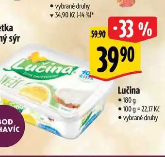 Albert Lučina 180 g nabídka