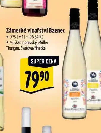 Albert Zámecké vinařství bzenec 0,75 l nabídka