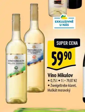 Albert Víno mikulov 0,75 l nabídka