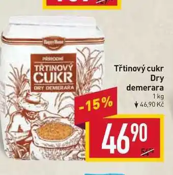 Billa Třtinový cukr dry demerara 1 kg nabídka
