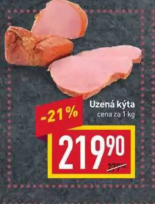 Billa Uzená kýta cena za 1kg nabídka