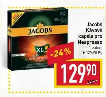 Billa Jacobs kávové kapsle pro nespresso 1 balení nabídka