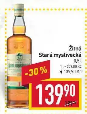 Billa Žitná stará myslivecká 0,5l nabídka
