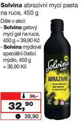 Barvy a laky drogerie Solvina abrazivní mycí pasta na ruce, 450 g nabídka