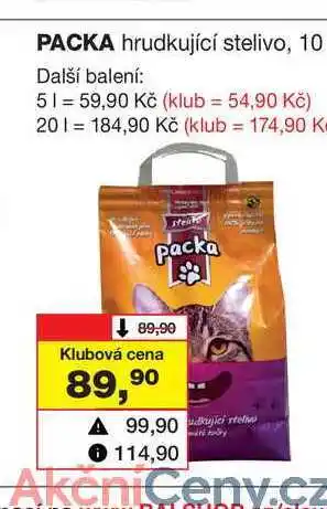 Barvy a laky drogerie Packa hrudkující stelivo, 10l nabídka