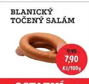 RABBIT řeznictví Blanický točený salám 100g nabídka