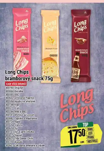 Tamda Foods Long chips bramborový snack 75g nabídka
