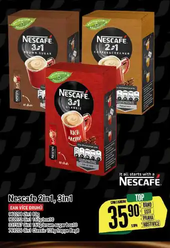 Tamda Foods Nescafe 2in1, 3in1 nabídka