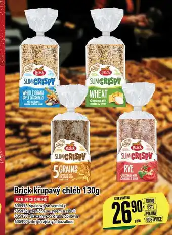 Tamda Foods Brick křupavý chléb 130g nabídka