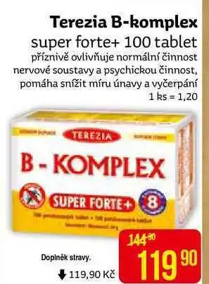 Teta Terezia b-komplex super forte+ 100 tablet nabídka