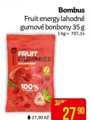 Teta Bombus fruit energy lahodné gumové bonbony 35 g nabídka