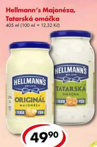 CBA Hellmann's majonéza, tatarská omáčka, 405 ml nabídka