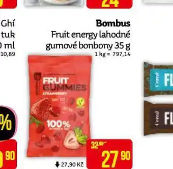 Teta Bombus fruit energy lahodné gumové bonbony nabídka