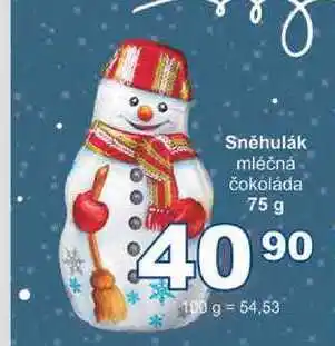 Jip Sněhulák mléčná čokoláda 75 g nabídka
