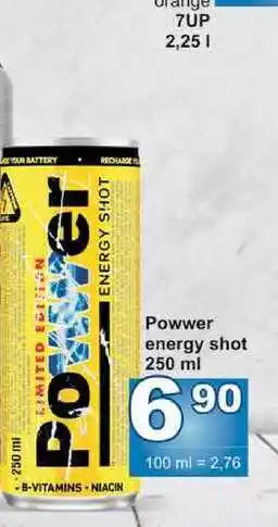 Jip Powwer energy shot 250 ml nabídka