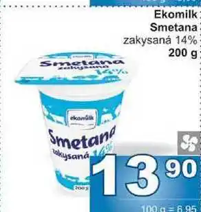 Jip Ekomilk smetana zakysaná 14% 200 g nabídka