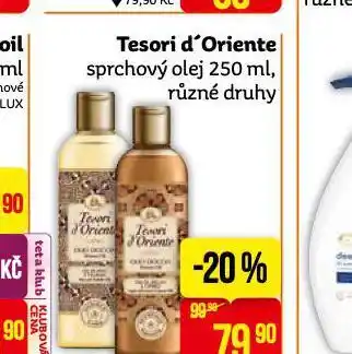 Teta Tesori d´oriente sprchový olej nabídka