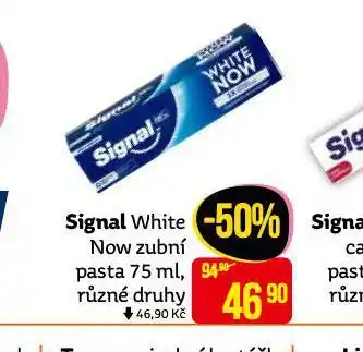 Teta Signal white now zubní pasta nabídka