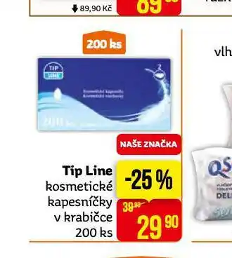 Teta Tip line kosmetické kapesníky nabídka