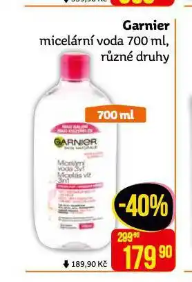 Teta Garnier micelární voda nabídka