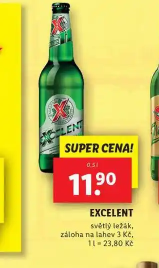 Lidl Pivo excelent nabídka