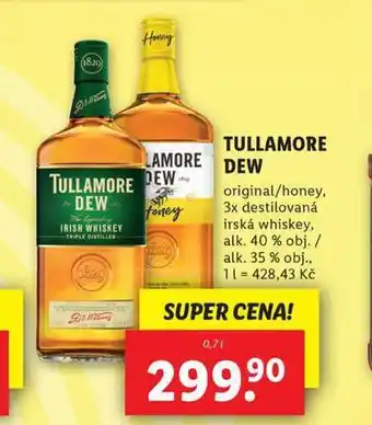 Lidl Tullamore dew 40% nabídka