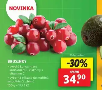 Lidl Brusinky nabídka