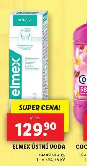 Lidl Elmex ústní voda nabídka