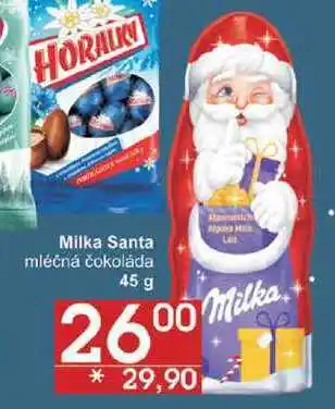 Jip Milka santa mléčná čokoláda, 45 g nabídka