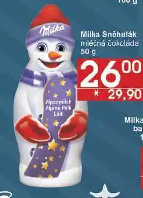 Jip Milka sněhulák mléčná čokoláda, 50 g nabídka