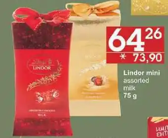 Jip Lindor mini assorted, 75 g nabídka