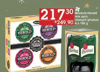 Jip Moravia herold mix sýrů různých příchutí, 4 x 160 g nabídka