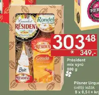 Jip Président mix sýrů, 800 g nabídka
