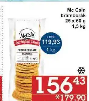Jip Mc cain bramborák, 25 x 60 g, 1,5 kg nabídka