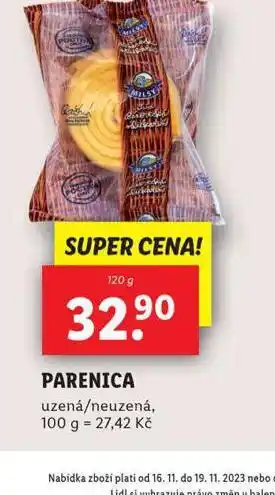 Lidl Parenica nabídka