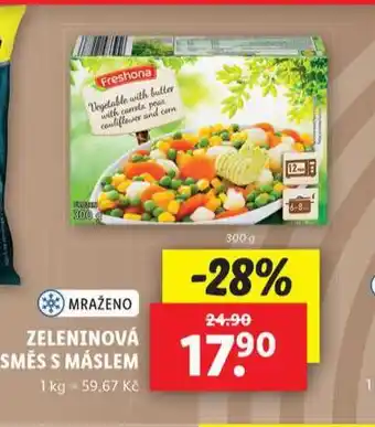 Lidl Zeleninová směs s máslem nabídka