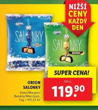 Lidl Orion salonky nabídka