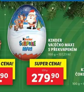 Kinder vajíčko maxi s překvapením