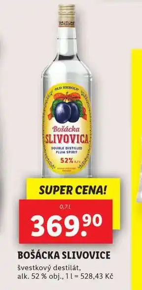 Lidl Bošácká slivovice nabídka