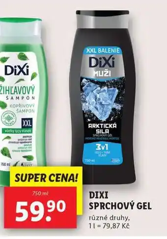 Lidl Dixi sprchový gel nabídka
