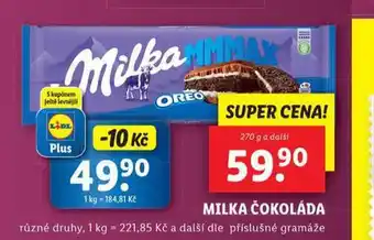 Milka čokoláda