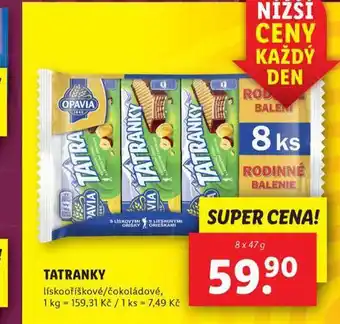 Lidl Tatranky nabídka